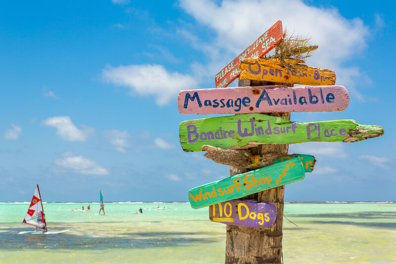 relaxen op bonaire